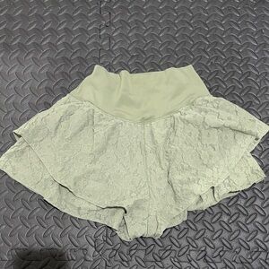 Aerie Lace Skorts in Soft Green